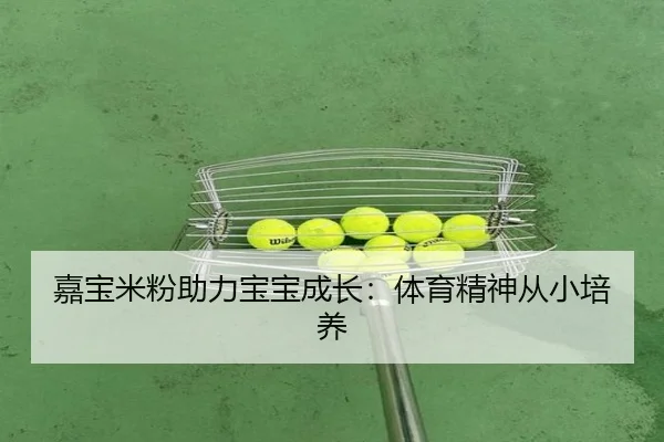 嘉宝米粉助力宝宝成长：体育精神从小培养